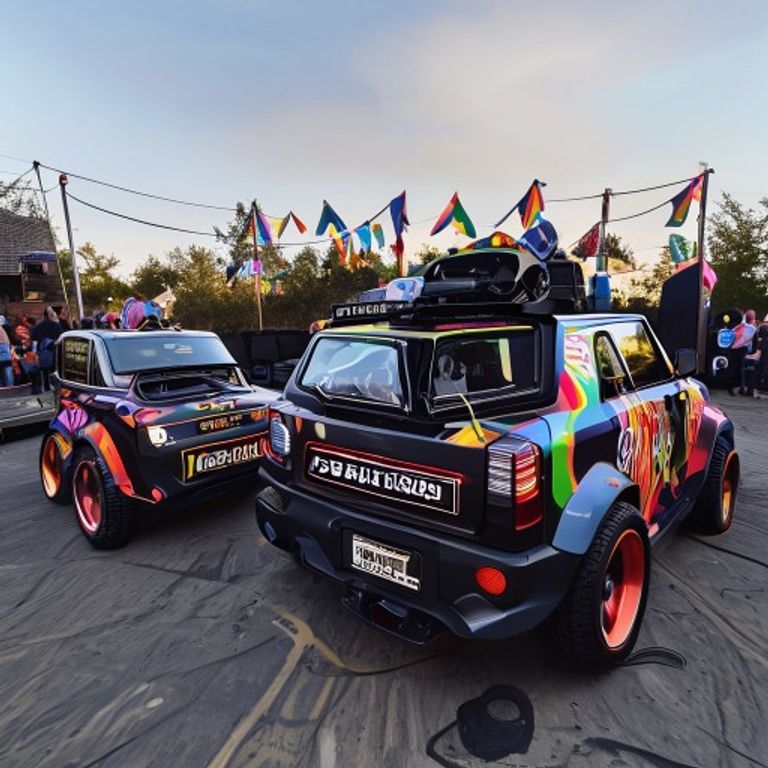 These Mini Countrymans Are a Rolling Sound System for Parties