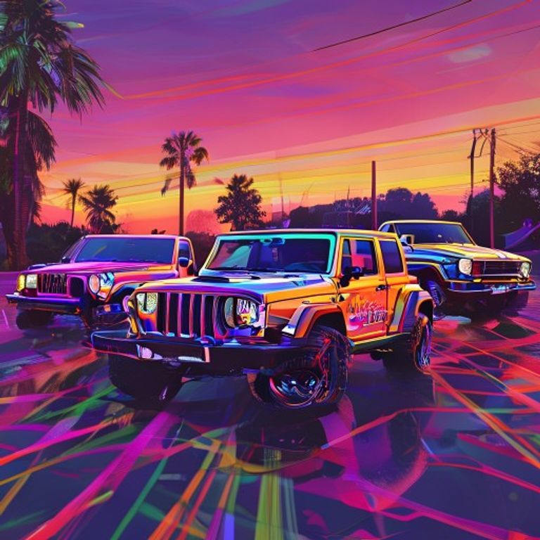 Jeep Wrangler and Gladiator Get '80s-Themed Rewind Special Edition