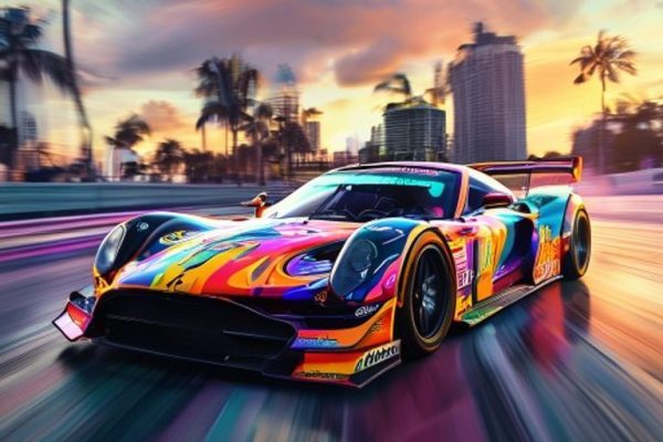 Colorful Caterham Seven Miami Edition Celebrates Formula 1 Racing