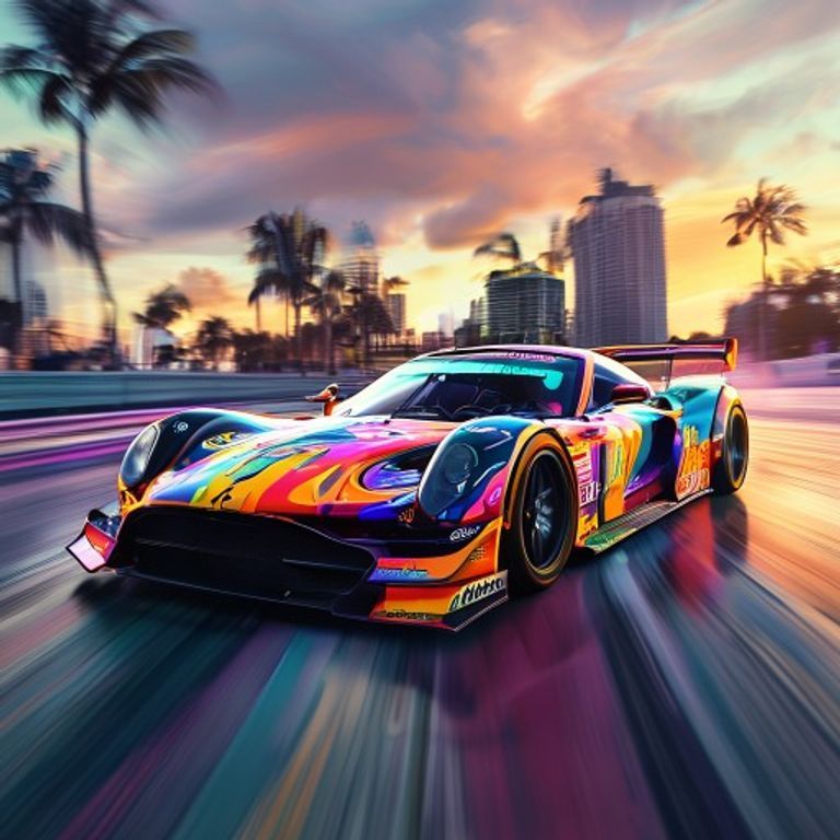 Colorful Caterham Seven Miami Edition Celebrates Formula 1 Racing