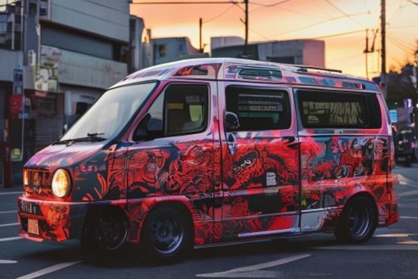 Comedian Jorma Taccone Embraces Quirky Charm with a Dragon-Themed JDM Kei Van Acquisition