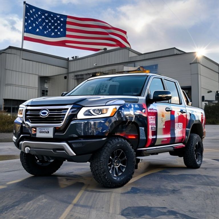 2026 Nissan Frontier Commemorates National Milestones with Patriotic Badge