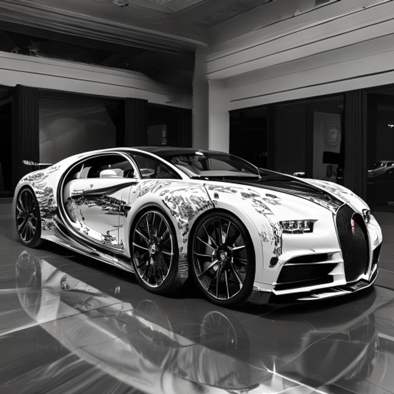 The Ornate Bugatti Mistral Blanc Éternel Wears Porcelain Accents, Celebrating a Legacy of Artistry