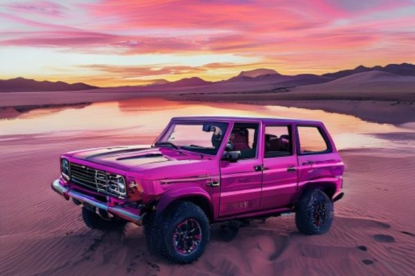 This Pink Ford Bronco Is a Bold Tribute to Utah&rsquo;s Great Salt Lake
