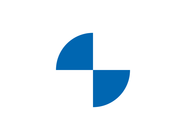 Current BMW Logo (blue & white)