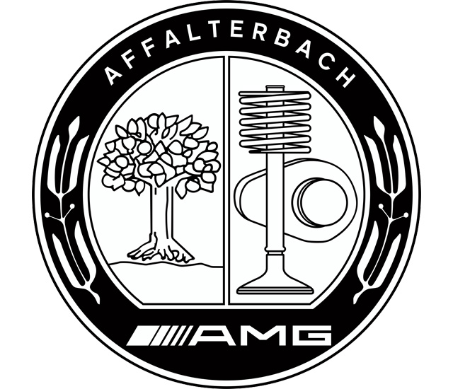AMG Emblem (black) 2560x1440 HD Png