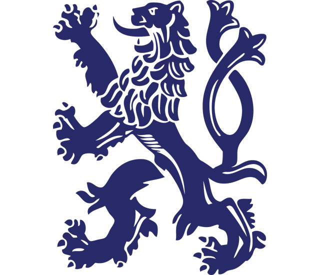 Praga Lion Logo (blue) 1920x1080 HD png